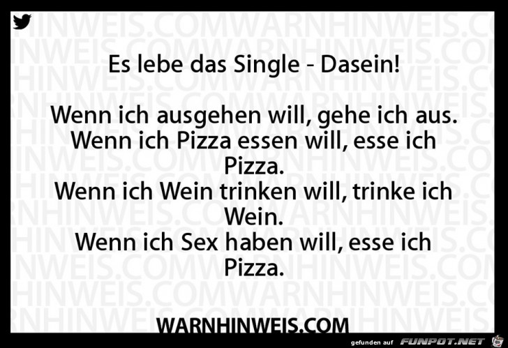 Pizza geht immer