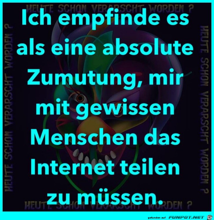 Zumutung Zumutung