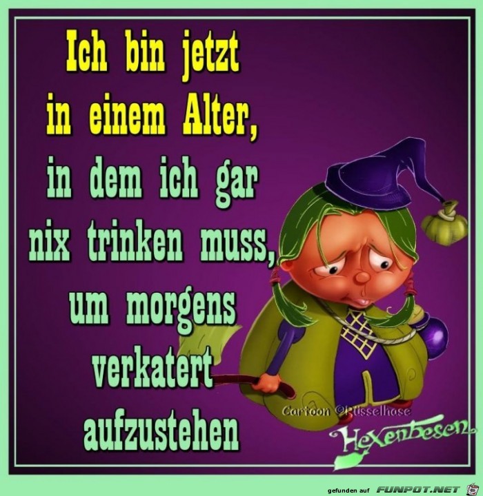 Bin jetzt in einem Alter Bin jetzt in einem Alter