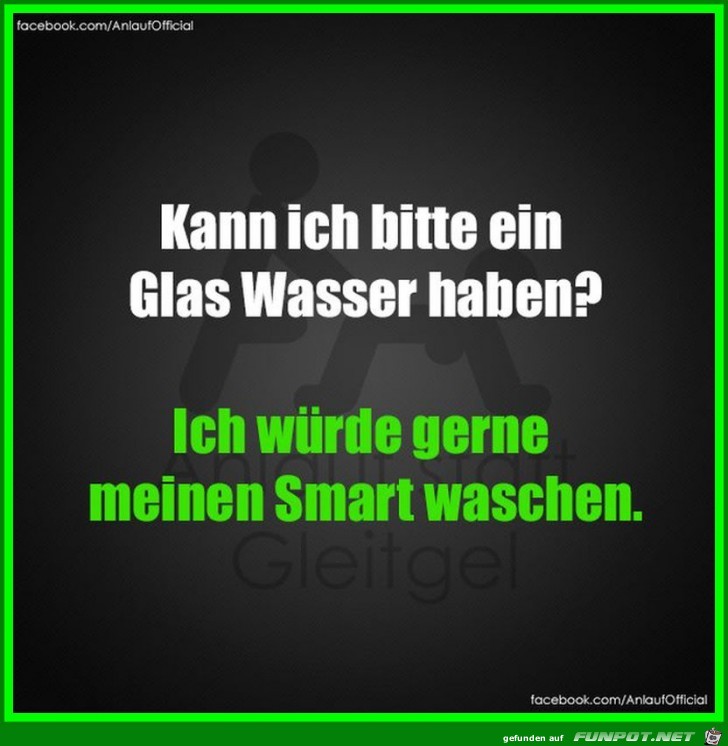 Glas Wasser