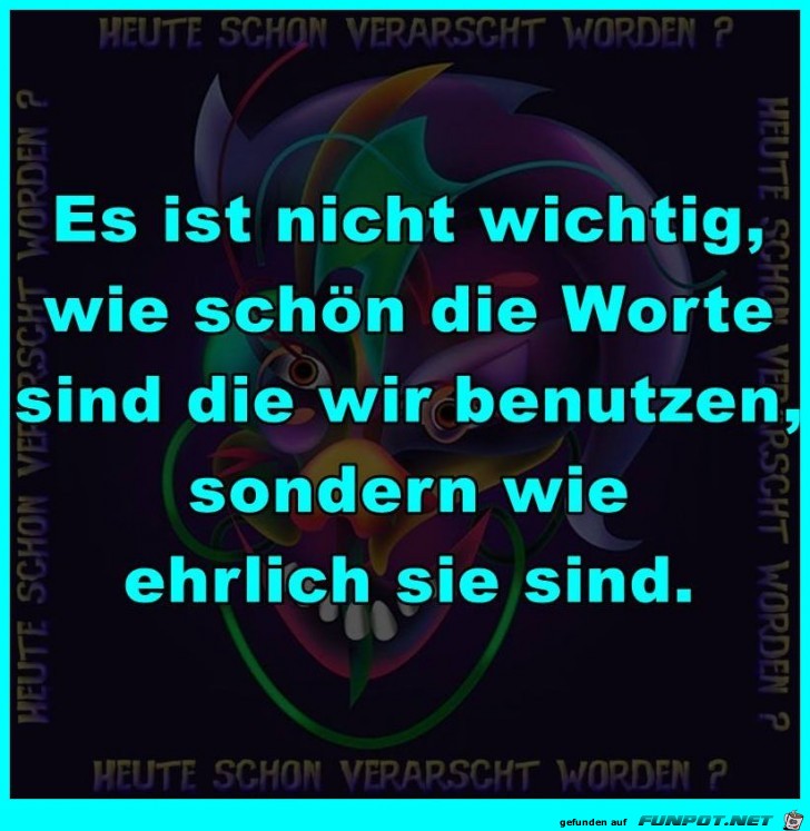 Schoene Worte