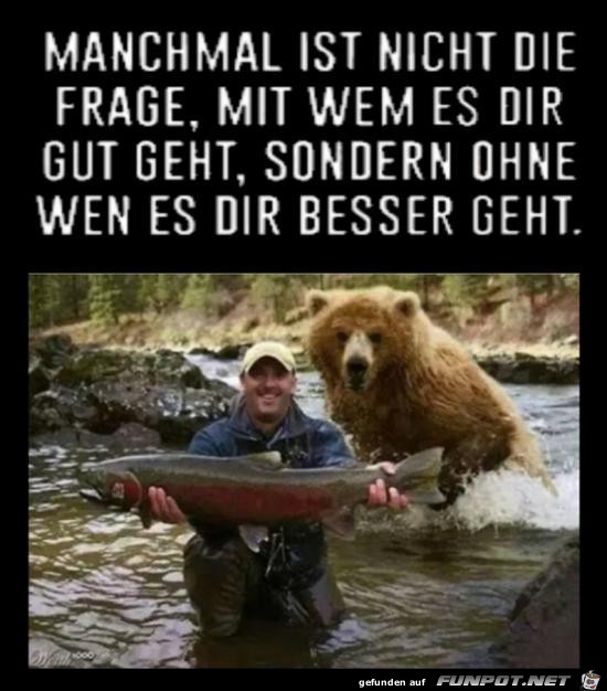 Manchmal ist nicht die Frage.......