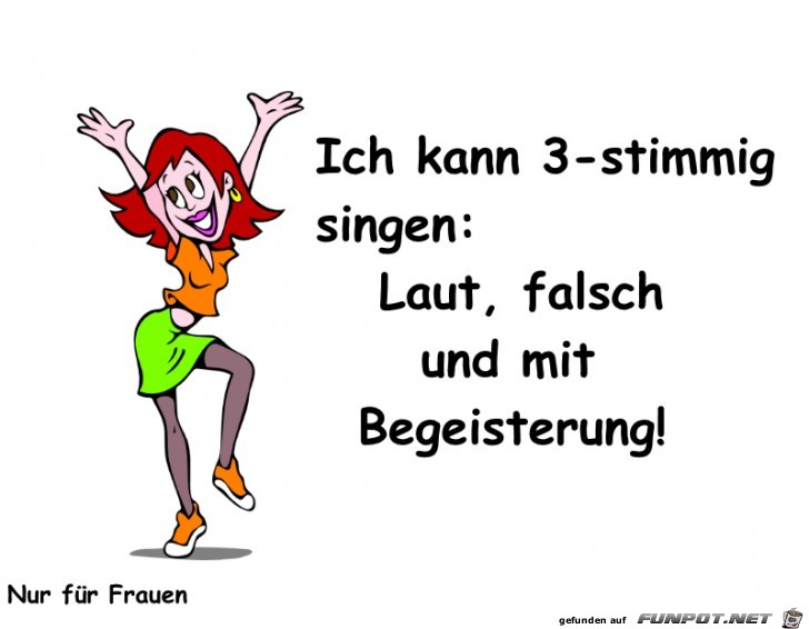 Kann 3 stimmig singen Kann 3 stimmig singen