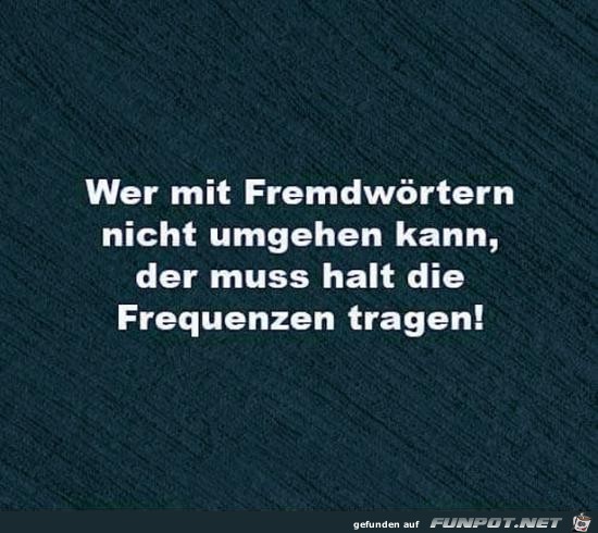 Fremdwörter Fremdwörter