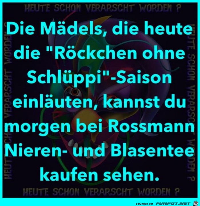 Röckchen ohne Schlüppi Röckchen ohne Schlüppi