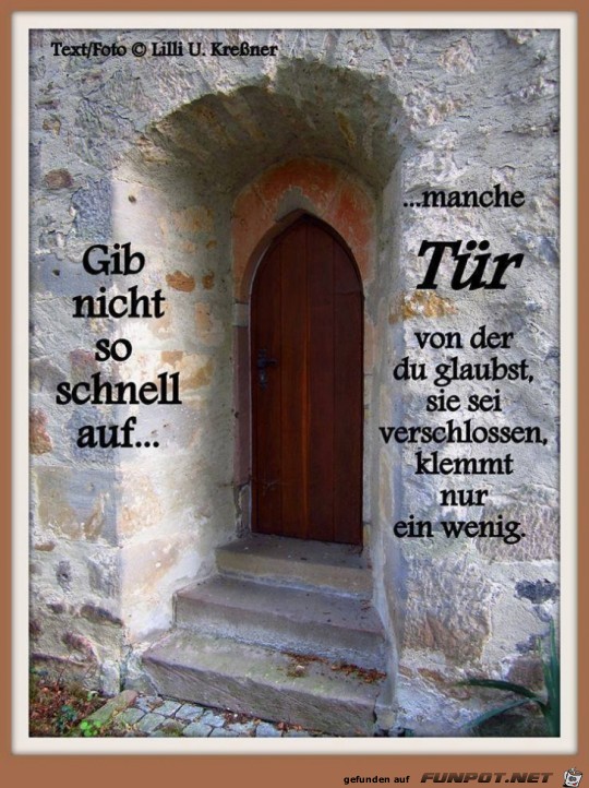 Gib nicht so schnell auf Gib nicht so schnell auf