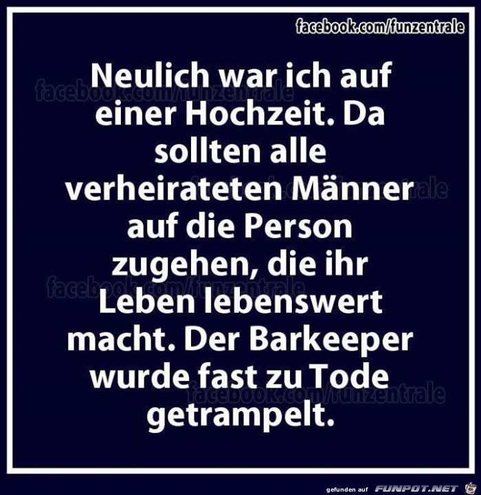 Neulich auf der Hochzeit Neulich auf der Hochzeit