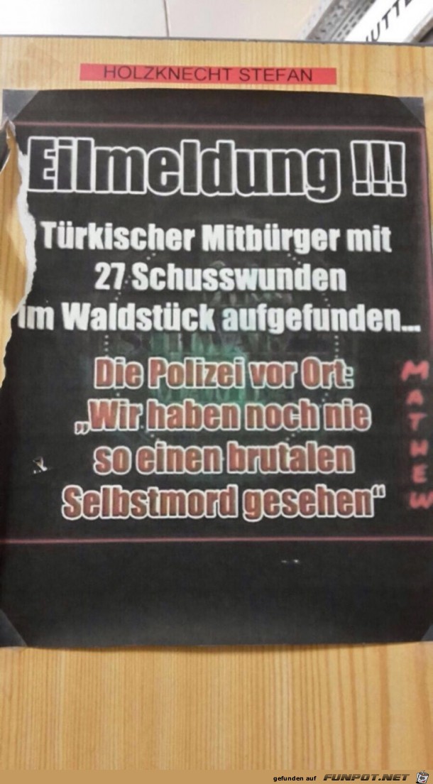 Eilmeldung Eilmeldung