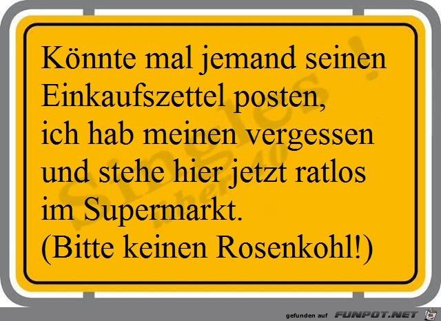 Einkaufszettel Einkaufszettel