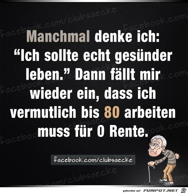 Manchmal denke ich