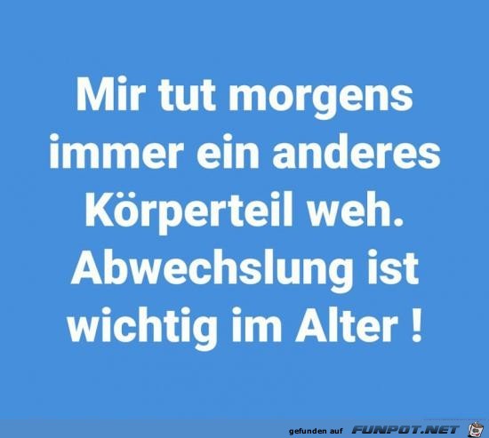 Abwechslung Abwechslung
