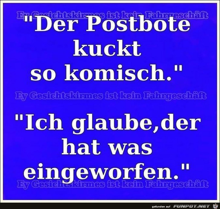 Der Postbote