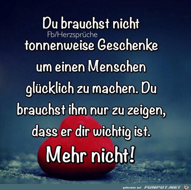 Du brauchst nicht