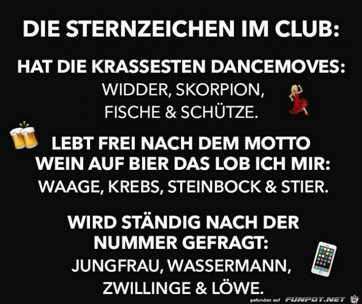 Sternzeichen Sternzeichen