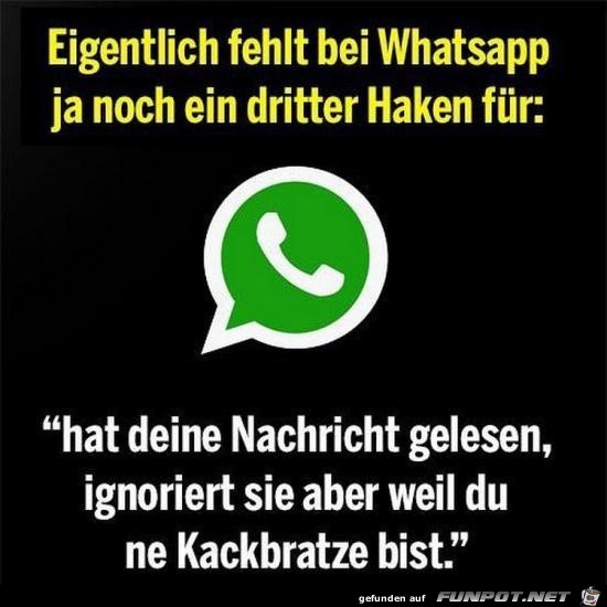 Dritter Haken fehlt Dritter Haken fehlt