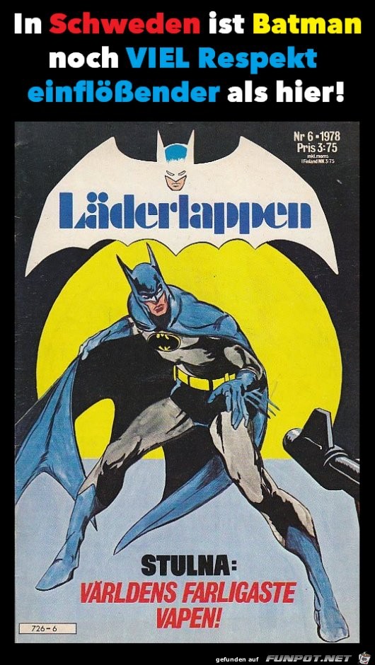 Batman in Schweden Batman in Schweden