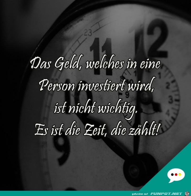 das Geld, was in eine Person investiert wird.......