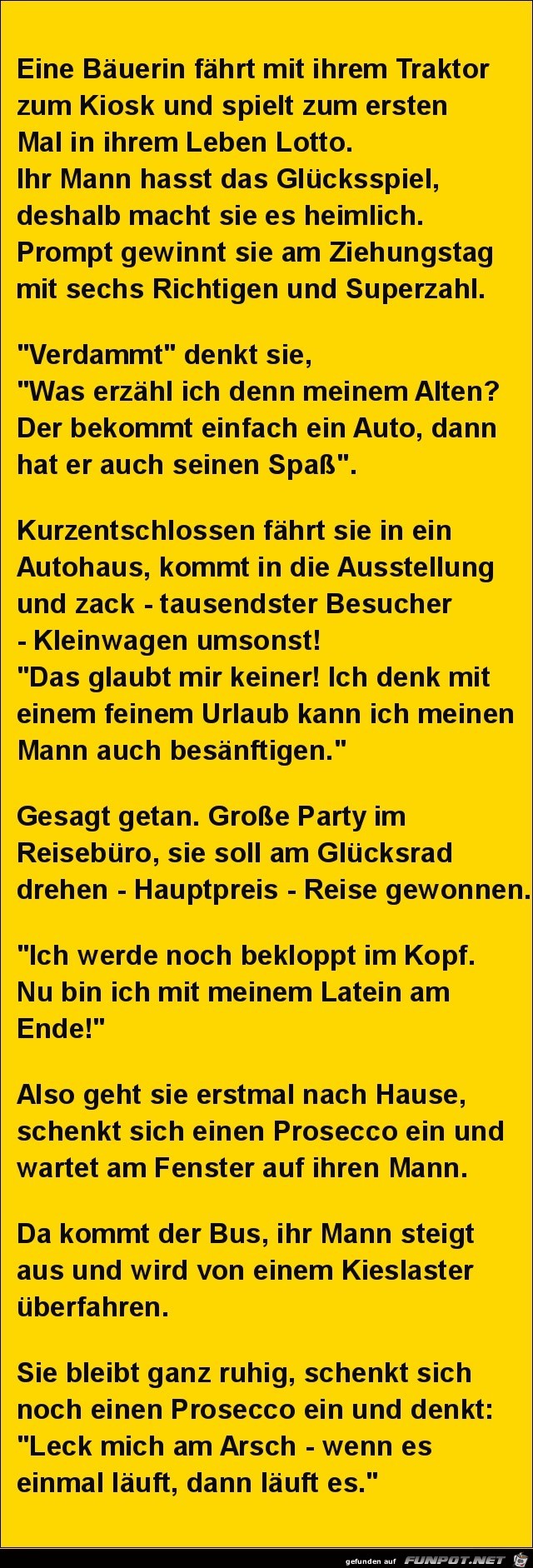 eine Bäuerin fährt mit ihrem Traktor zum Kiosk...... eine Bäuerin fährt mit ihrem Traktor zum Kiosk......