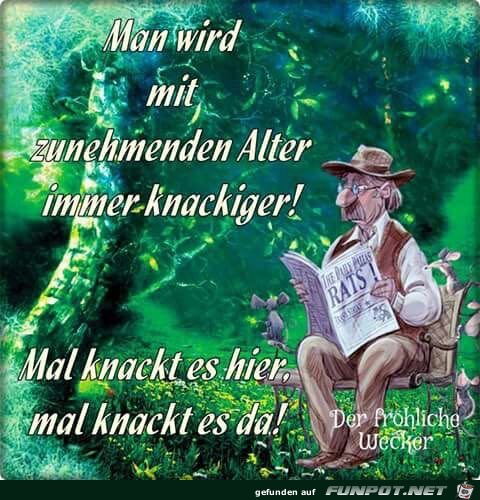 mit zunehmendem Alter....... mit zunehmendem Alter.......