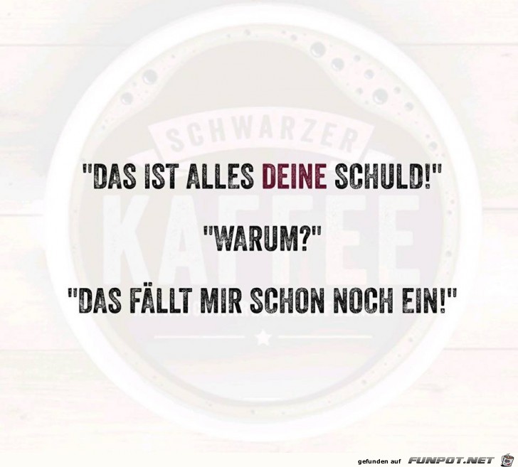 Hauptsache jemand anders ist schuld Hauptsache jemand anders ist schuld