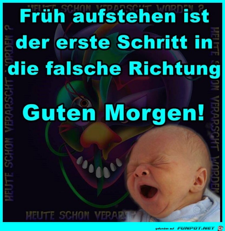 Falsche Richtung