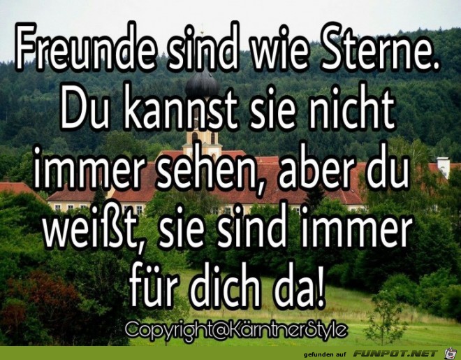 Freunde sind wie Sterne Freunde sind wie Sterne