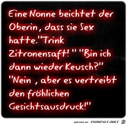 Eine Nonne