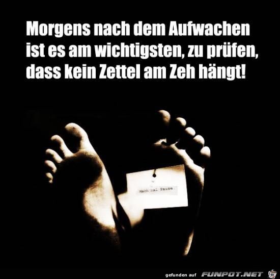 Morgens nach dem aufwachen Morgens nach dem aufwachen