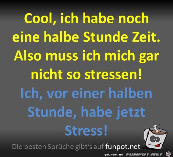 Zeit verbummelt Zeit verbummelt
