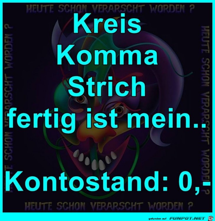 Mein Kontostand