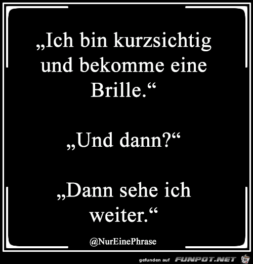 Bekomme eine Brille Bekomme eine Brille