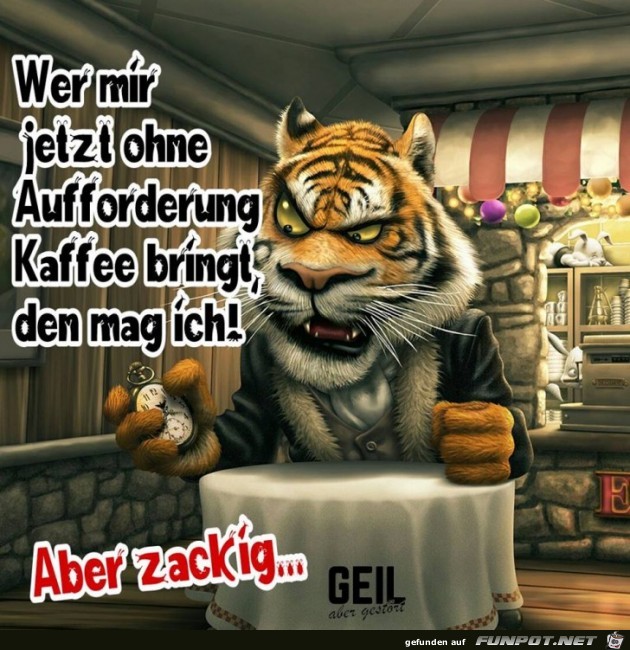 Aber zackig