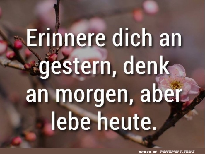 Erinnere dich an gestern