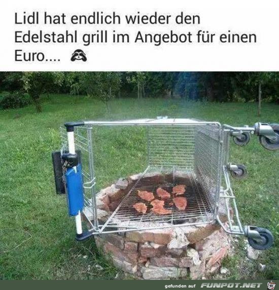 Edelstahlgrill