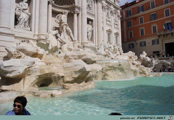 Der Trevi-Brunnen in Rom