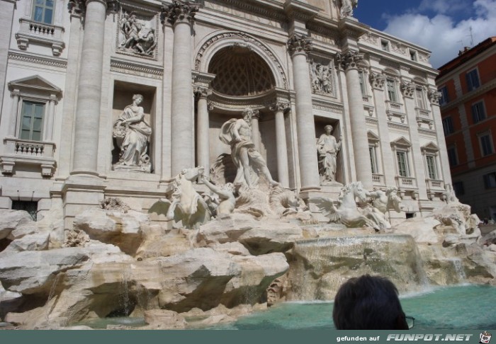 Der Trevi-Brunnen in Rom