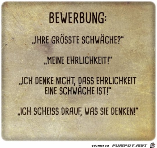 Bewerbung