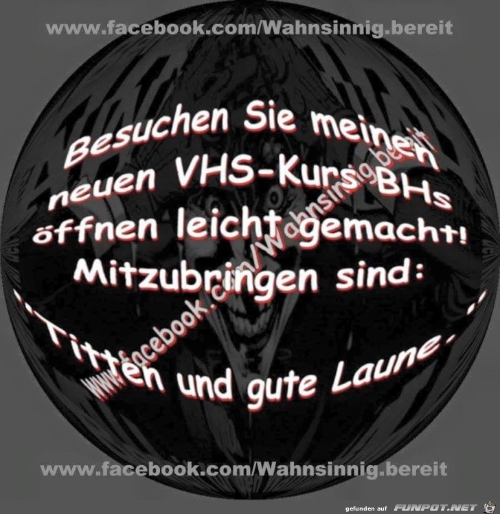 Neuer VHS-Kurs Neuer VHS-Kurs