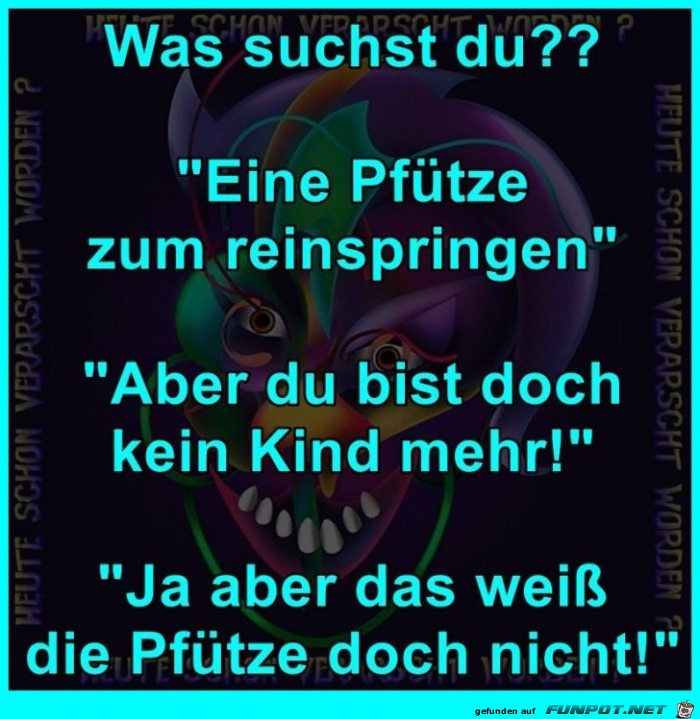 Pfuetze Pfuetze