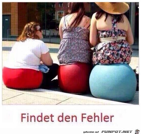 Findet den Fehler Findet den Fehler
