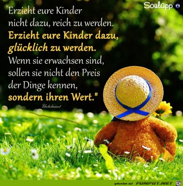 Erzieht eure Kinder