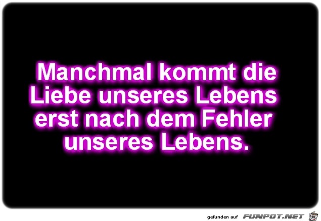 Liebe unseres Lebens