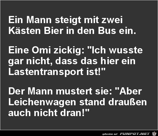 Gut gekontert Gut gekontert