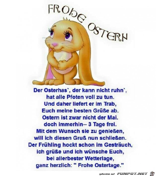 Frohe Ostern