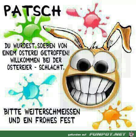 Vom Osterei getroffen Vom Osterei getroffen