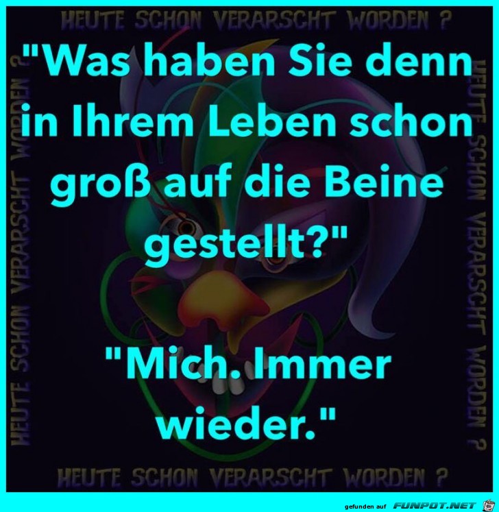 Schon was grosses erlebt Schon was grosses erlebt