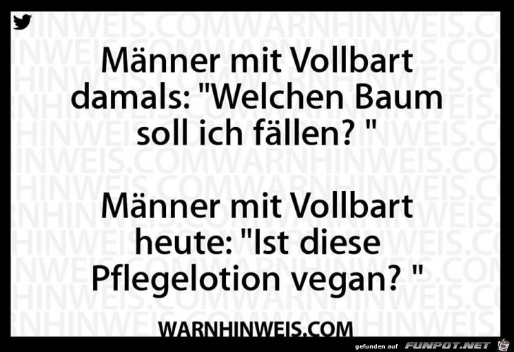 Maenner mit Vollbart