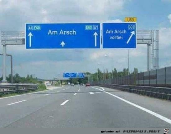 Am Arsch