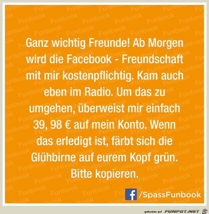 Ganz wichtig Ganz wichtig