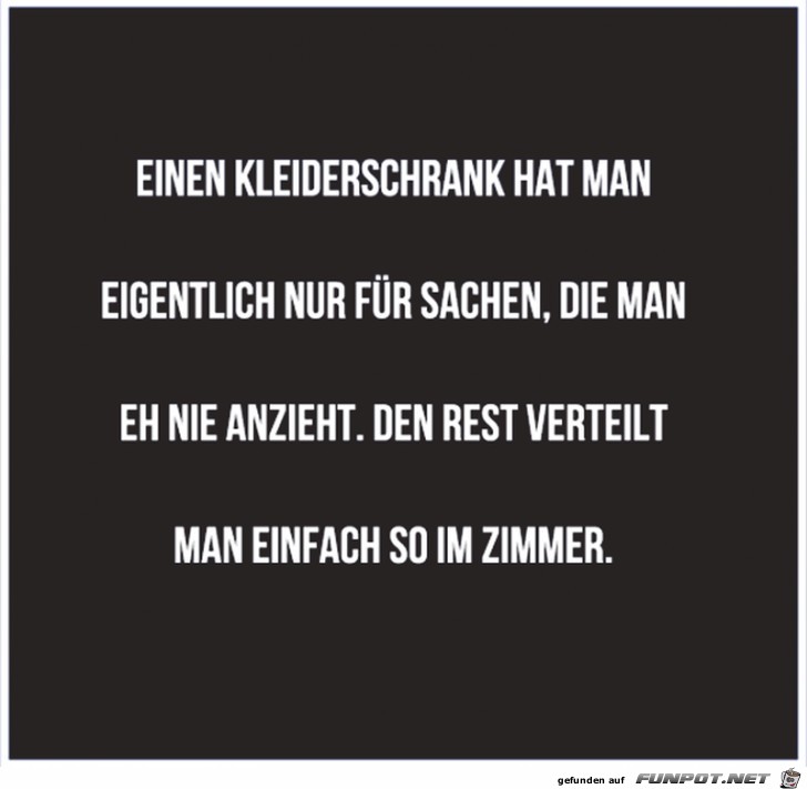 Wozu einen Kleiderschrank Wozu einen Kleiderschrank